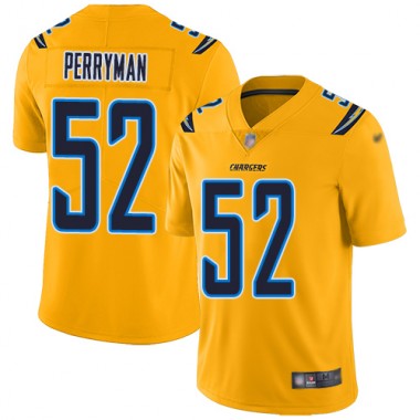 Los Angeles Chargers NFL Football Denzel Perryman Gold Jersey Youth Limited 52 Inverted Legend